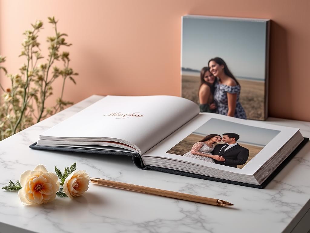 Desain Album Premium dengan Layout Personal dan Cetak Kanvas